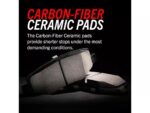 PowerStop Z26 Street Performance Carbon-Fiber Ceramic Brake Pads; Front Pair - Image 3