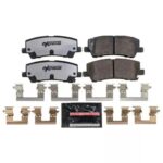 PowerStop Z26 Street Performance Carbon-Fiber Ceramic Brake Pads; Rear Pair