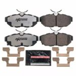 PowerStop Z26 Street Performance Carbon-Fiber Ceramic Brake Pads; Rear Pair