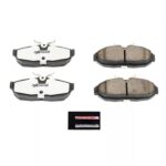PowerStop Z26 Street Performance Carbon-Fiber Ceramic Brake Pads; Rear Pair