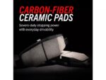 PowerStop Z23 Evolution Sport Carbon-Fiber Ceramic Brake Pads; Front Pair