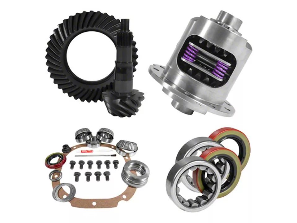 2026/07/1001639593.jpg USA Standard Gear 8.8-Inch Posi Rear Axle Ring and Pinion Gear Kit with Install Kit; 4.11 Gear Ratio - Image 1
