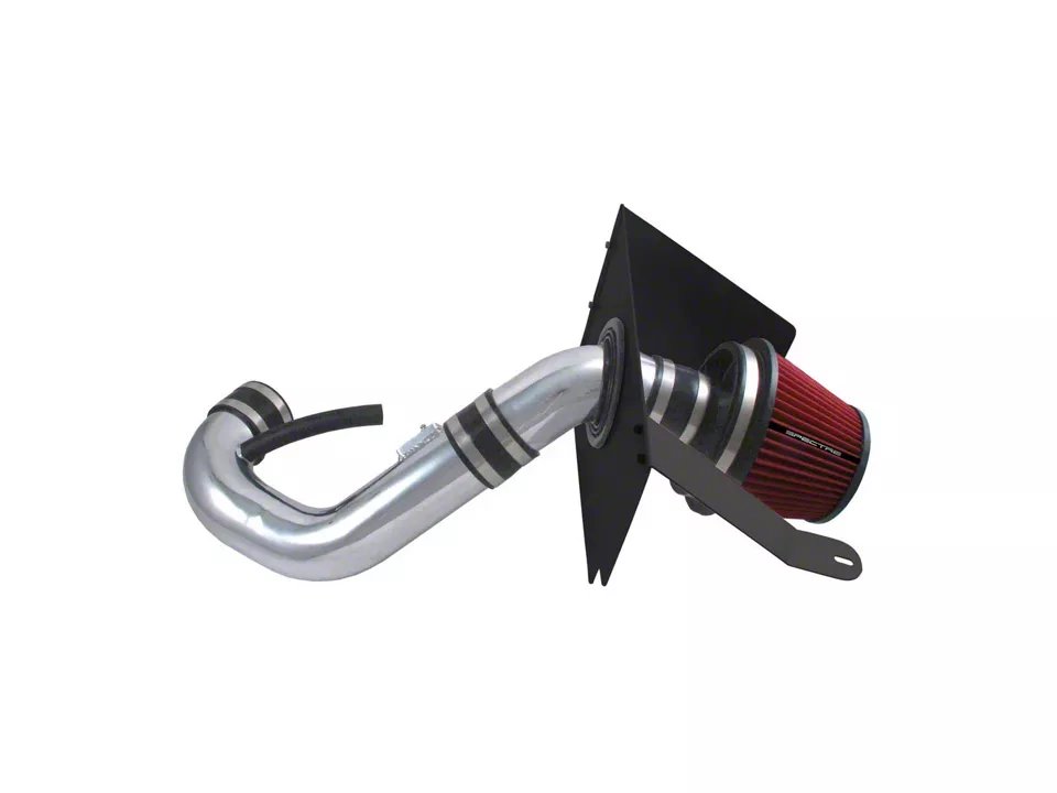 2026/07/1001655616.jpg Spectre Performance Cold Air Intake with Red Filter; Polished - Image 1