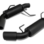 C&L Sport Axle-Back Exhaust with Black Tips