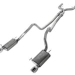 Pypes Violator True Dual Cat-Back Exhaust System with Polished Tips