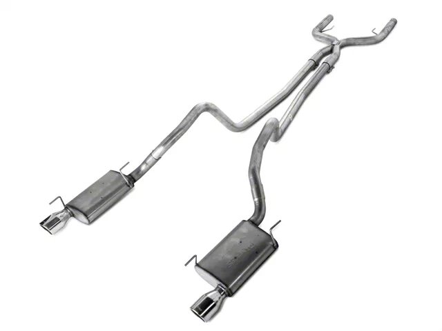2026/07/1001656048-1.jpg Pypes Violator True Dual Cat-Back Exhaust System with Polished Tips - Image 1