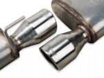 Pypes Violator True Dual Cat-Back Exhaust System with Polished Tips - Image 2