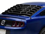 MP Concepts Rear Window Louvers; Gloss Black - Image 2