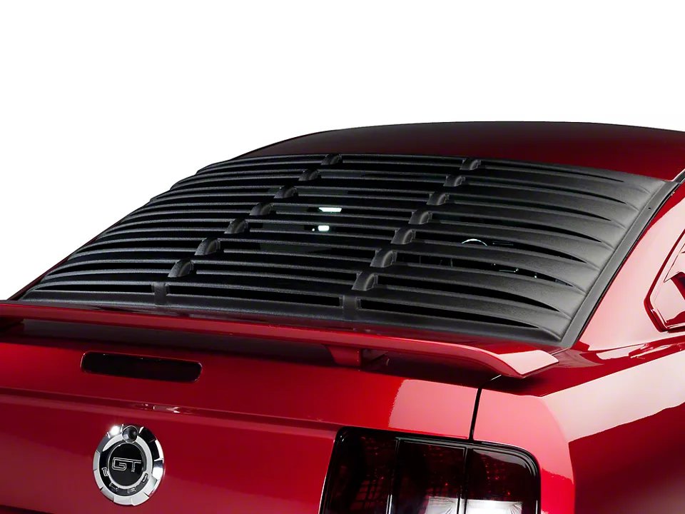 2026/07/1001658358.jpg SpeedForm Rear Window Louvers; Textured ABS - Image 1