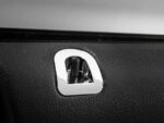 SpeedForm Modern Billet Door Lock Bezel; Chrome