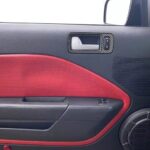 Door Handle Surround Accent Trim; Domed Carbon Fiber