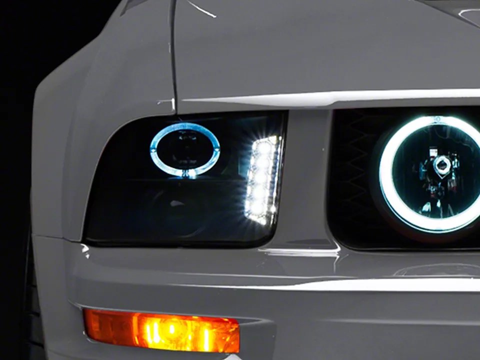 2026/07/1001658476.jpg Raxiom LED Halo Projector Headlights; Black Housing; Smoked Lens - Image 1