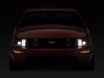 Raxiom Projector Headlights; Black Housing; Clear Lens