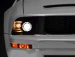 Raxiom 2010 Style LED Halo Headlights; Black Housing; Smoked Lens - Image 2
