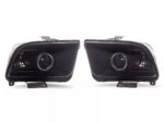 Raxiom 2010 Style LED Halo Headlights; Black Housing; Smoked Lens