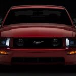 Light Bar DRL Projector Headlights; Chrome Housing Light; Smoked Lens