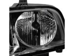 Headlights with Clear Corners; Chrome Housing; Clear Lens - Image 3