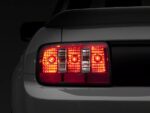 Raxiom Coyote Tail Lights; Chrome Housing; Red/Clear Lens - Image 2