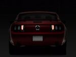 White Light Bar LED Tail Lights; Black Housing; Clear Lens - Image 2