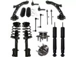 Front Strut and Spring Assemblies with Lower Control Arms, Shocks, Tie Rods and Wheel Hub Assemblies - Image 2