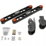 BMR Billet Aluminum Anti-Wheel Hop Package; Black Hammertone