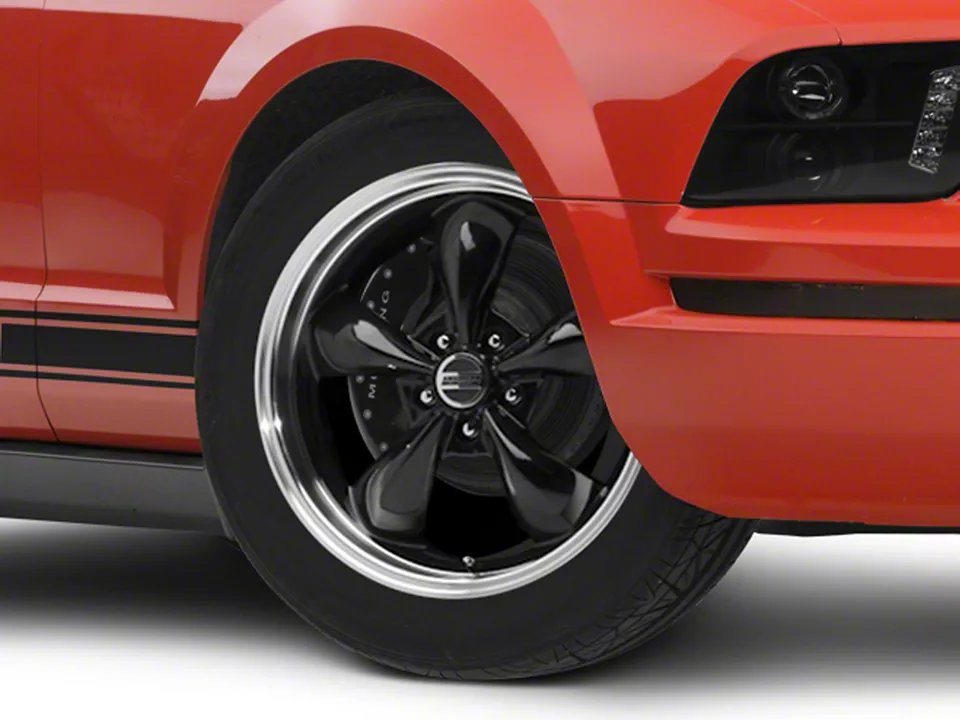 2026/07/1001659204.jpg Deep Dish Bullitt Gloss Black Wheel; 18x9; 30mm Offset - Image 1