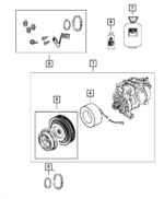 MOPAR 68158901AH A/C Compressor - For 2014-2018 Ram 1500 & 2019-2022 Ram 1500 Classic - Image 3