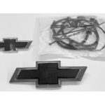 Chevrolet Black Bowtie Kit With Illuminated Front Emblem And Non-Illuminated Rear Emblem