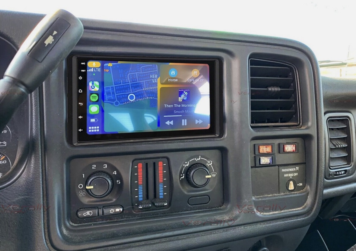 Screenshot Chevy Silverado 2003-2006 Apple Carplay Car Stereo Radio Android 13 GPS 2+3G - Image 1