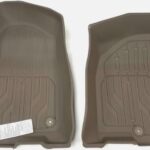 2021-2025 GMC Yukon Premium All Weather Front Floor Liners 84646701 TEAK OEM GM