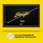 Stinger 6.8" Wireless Apple CarPlay Radio for Silverado, Sierra (2003-2007) - Image 4