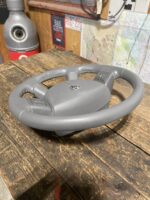 02-09 DODGE RAM COMPLETE STEERING WHEEL WITH CRUISE VOLUME CONTROLS - Image 4