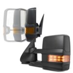 Chevy Silverado 2003-2006 Power Folding Towing Mirrors LED Lights