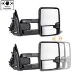 Chevy Silverado 2003-2006 Power Folding Towing Mirrors LED Lights - Image 2