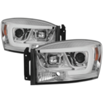 Spyder® Chrome LED DRL Bar projector headlights for your 2006-2008 Dodge Ram 1500 or 2006-2009 Dodge Ram 2500/3500