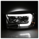 Spyder® Chrome LED DRL Bar projector headlights for your 2006-2008 Dodge Ram 1500 or 2006-2009 Dodge Ram 2500/3500 - Image 3