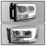 Spyder® Chrome LED DRL Bar projector headlights for your 2006-2008 Dodge Ram 1500 or 2006-2009 Dodge Ram 2500/3500 - Image 5
